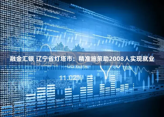 融金汇银 辽宁省灯塔市：精准施策助2008人实现就业