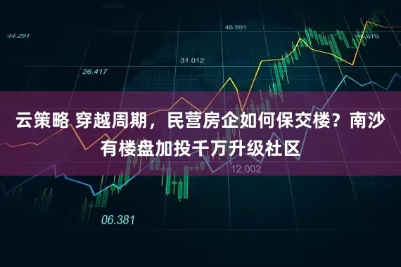 云策略 穿越周期，民营房企如何保交楼？南沙有楼盘加投千万升级社区